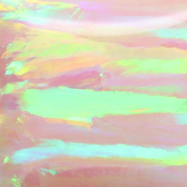 Lab Created Bello Opal Striped Pattern, OP81-B Peach