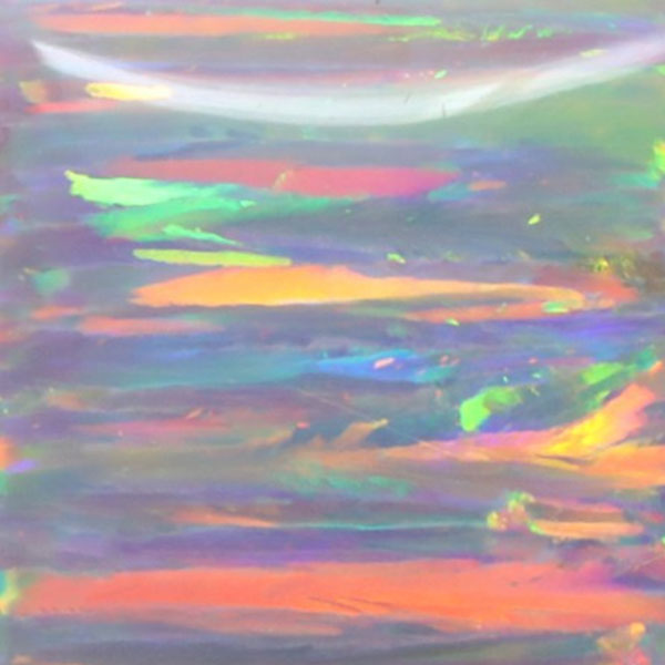 Lab Created Bello Opal Striped Pattern, OP88-B Mercury