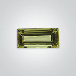 Natural Lemon Topaz, Baguette