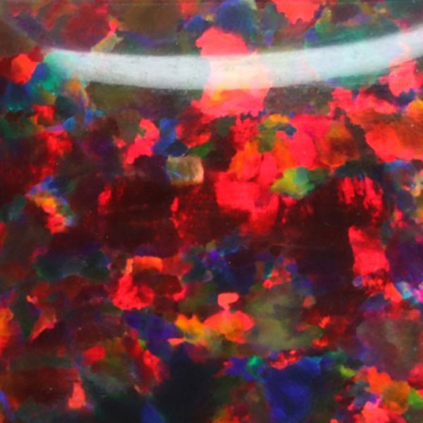Synthetic Gemstones Bello Opal Dotted Pattern, OP15-A Black Cherry