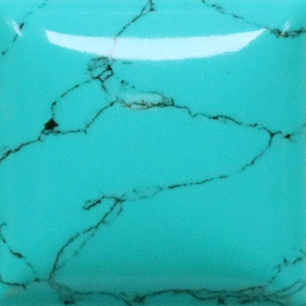 Synthetic Gemstones Turquoise Green with Web STURG