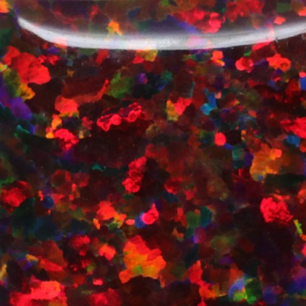 Synthetic Gemstones Bello Opal Dotted Pattern, OP20-A Multi Cherry