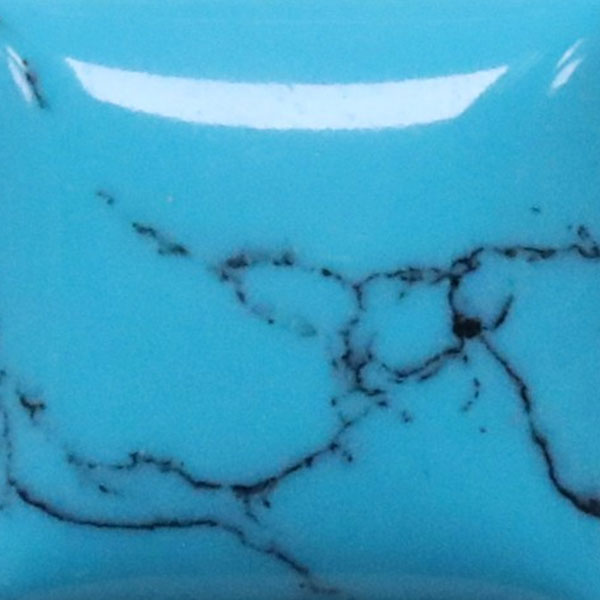 Lab Created Turquoise Blue with Web STURB1