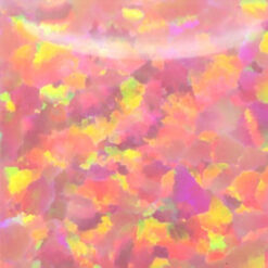 Lab Created Bello Opal Dotted Pattern, OP24-A Salmon Pink