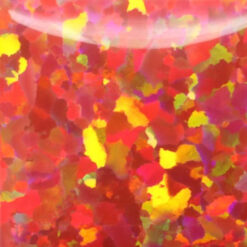 Lab Created Bello Opal Dotted Pattern, OP25-A Alizarin Crimson