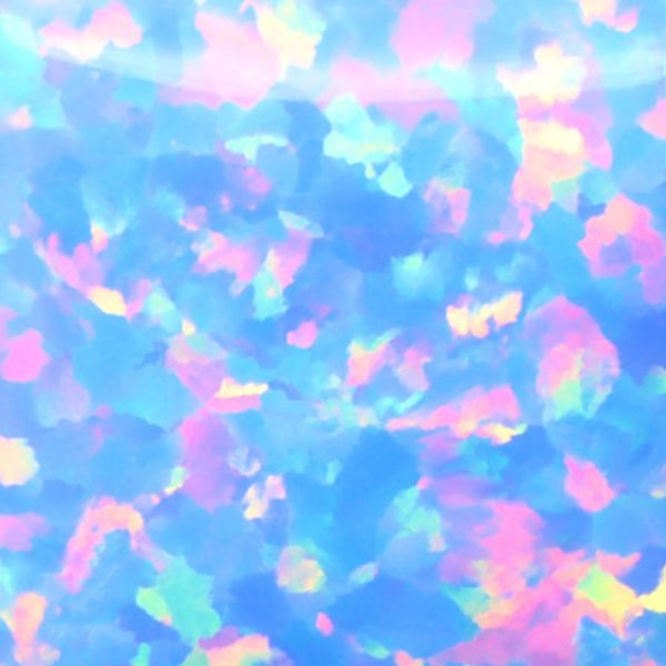 Lab Created Bello Opal Dotted Pattern, OP26-A Cornflower Blue