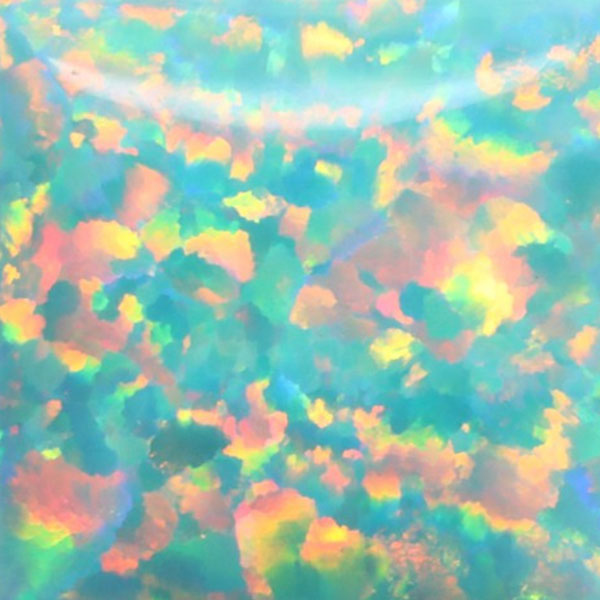 Lab Created Bello Opal Dotted Pattern, OP03-A Moon Yellow