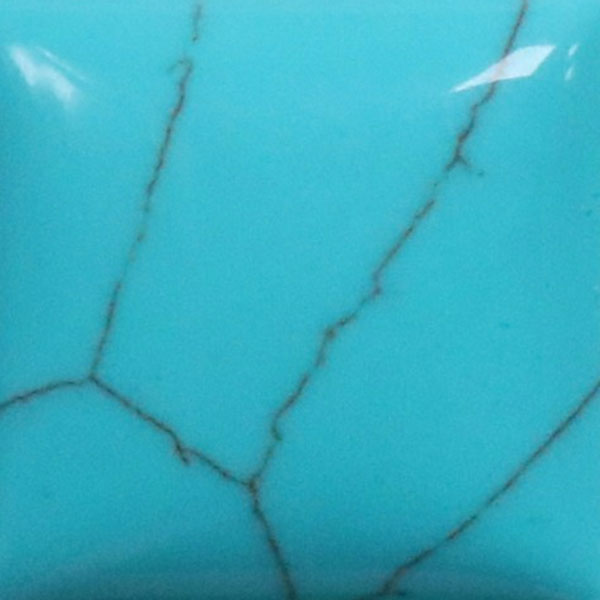 Synthetic Gemstones Turquoise with Gold Web STURK2