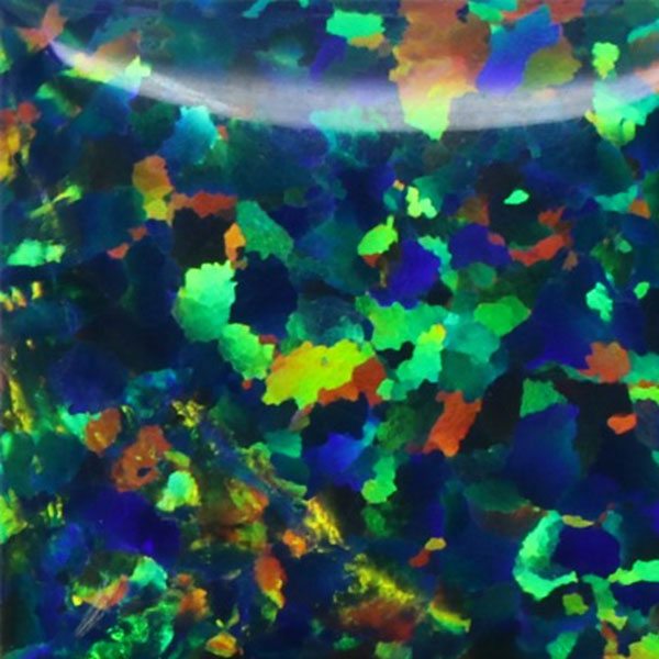 Lab Created Bello Opal Dotted Pattern, OP35-A Black Opal (5)