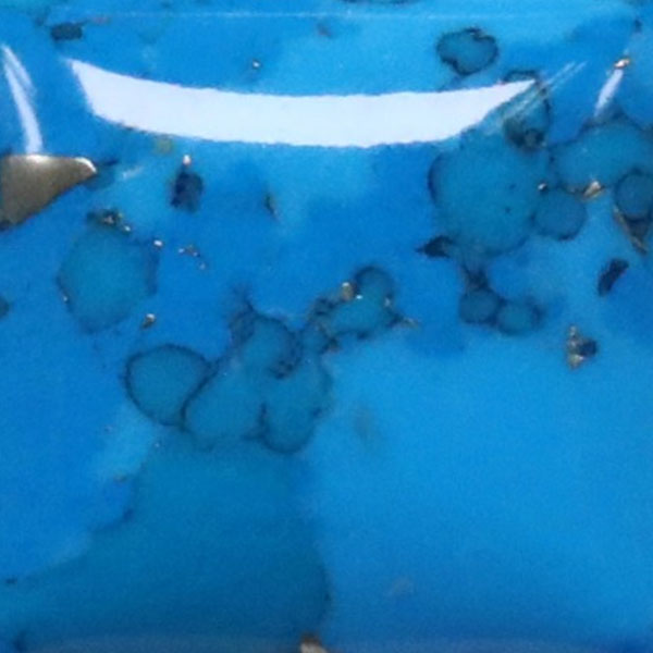 Synthetic Gemstones Turquoise with Pyrite STURP2