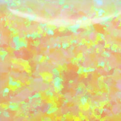 Lab Created Bello Opal Dotted Pattern, OP04-A Lemon Yellow