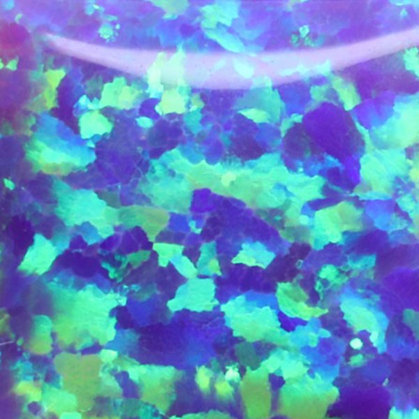 Lab Created Bello Opal Dotted Pattern, OP40-A Multi-Violet