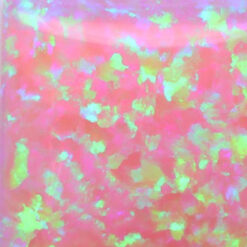 Lab Created Bello Opal Dotted Pattern, OP58-A Carnation Pink