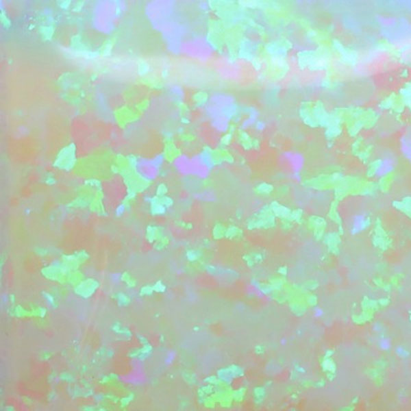 Synthetic Gemstones Bello Opal Dotted Pattern, OP64-A Vanilla