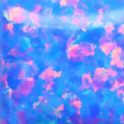Lab Created Bello Opal Dotted Pattern, OP74-A Multi Cornflower