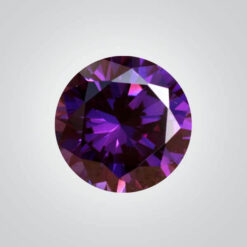 Cubic Zirconia, Amethyst 6A Round