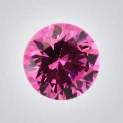 Cubic Zirconia, Pink 6A Round