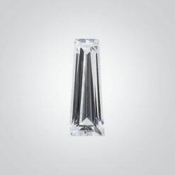 Cubic Zirconia White Diamond 6A, Tappered Baguette