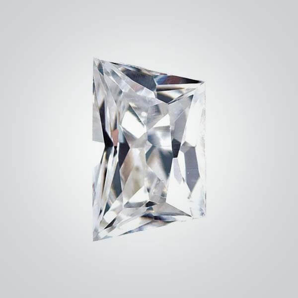 Cubic Zirconia White AAA, Trapezoid