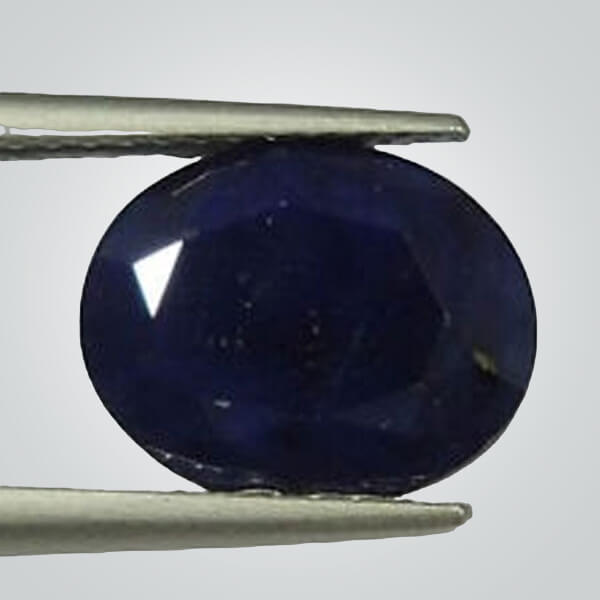Natural Diffusion Blue Sapphire A, Oval