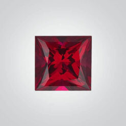 Hydrothermal/Pulled Czochralski Ruby, Square