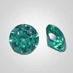 Cubic Zirconia Teal, Round