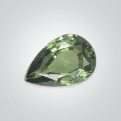 Natural Green Sapphire, Pear A