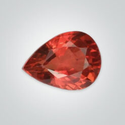 Natural Red Sapphire, Pear AA