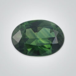 Natural Green Sapphire, Oval AAA