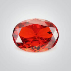 Cubic Zirconia Orange, Oval