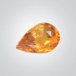 Natural Orange Sapphire, Pear A