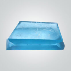 Lab Created Pulled Czochralski Aquamarine Rough