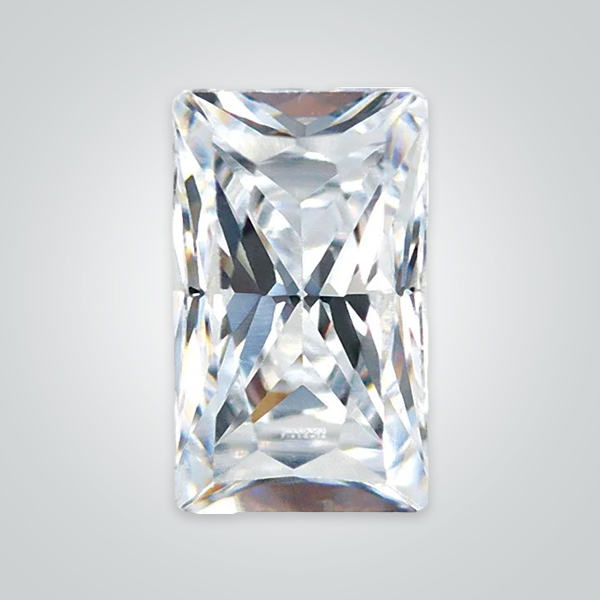 Cubic Zirconia White Diamond 6A, Baguette Princess cut