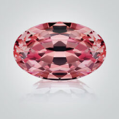 Synthetic Gemstones Pulled Czochralski Padparadscha, Oval