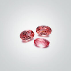 Synthetic Gemstones Pulled Czochralski Padparadscha, Asscher