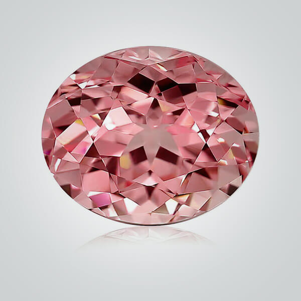 Synthetic Gemstones Pulled Czochralski Padparadscha, Round