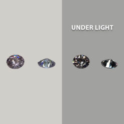 Cubic Zirconia Color Change Lavender to Kunzite