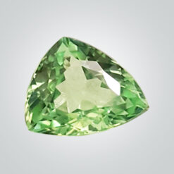 Lab Created Pulled Czochralski Green Sapphire, Trillion