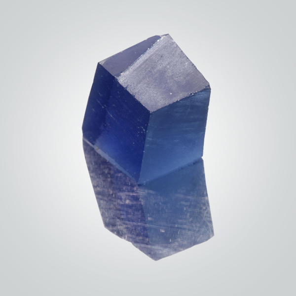 Lab Created Pulled Czochralski Medium Blue Sapphire Rough