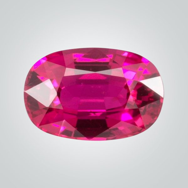 Synthetic Gemstones Pulled Czochralski Pinkish Ruby, Cushion