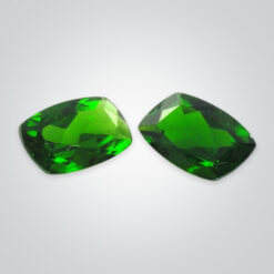 Natural Chrome Diopside, Elongated Cushion AAA