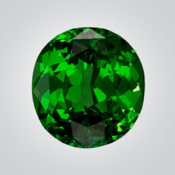 Natural Chrome Diopside, Oval AAA