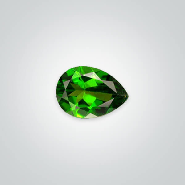 Natural Chrome Diopside, Pear AAA