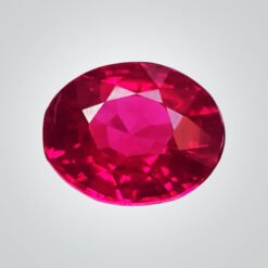 Lab Created Pulled Czochralski Pinkish Ruby, Round