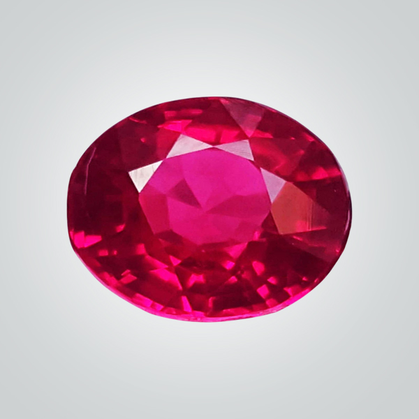 Synthetic Gemstones Pulled Czochralski Pinkish Ruby, Round