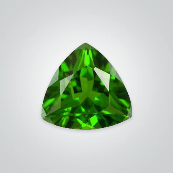 Natural Chrome Diopside, Trillion AAA