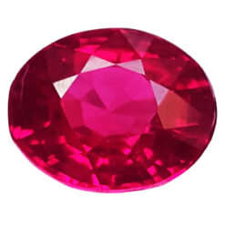 Pulled Czochralski Pinkish Ruby