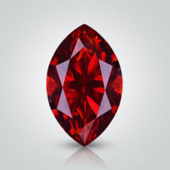 Red Moissanite, Marquise