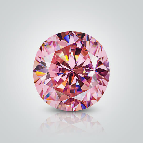 Synthetic Gemstones Light Pink Moissanite, Oval