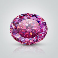 Pink Moissanite, Round Portuguese cut